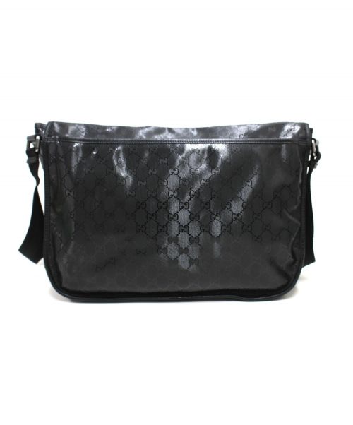 GUCCI（グッチ）GUCCI (グッチ) GGインプリメメッセンジャーバッグ ブラックの古着・服飾アイテム