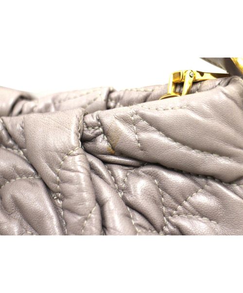 PRADA（プラダ）PRADA (プラダ) ラムスキンショルダーバッグの古着・服飾アイテム