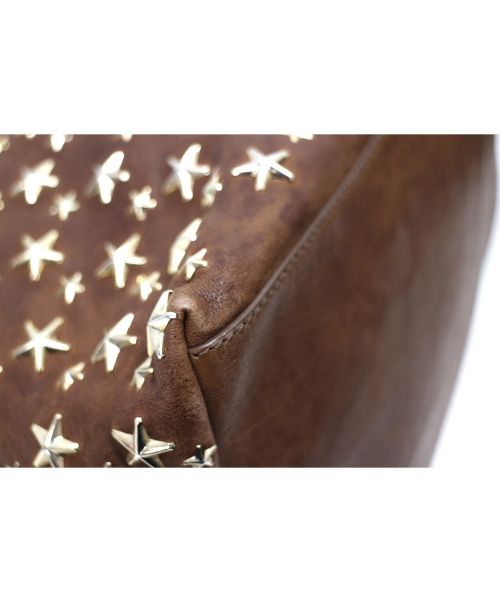 JIMMY CHOO（ジミーチュウ）JIMMY CHOO (ジミーチュウ) スタッズトートバッグ 前後の古着・服飾アイテム