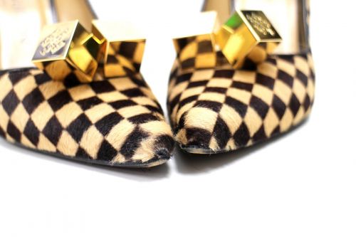 LOUIS VUITTON（ルイ ヴィトン）LOUIS VUITTON (ルイ・ヴィトン) パンプス サイズ:36 ダミエソバージュの古着・服飾アイテム