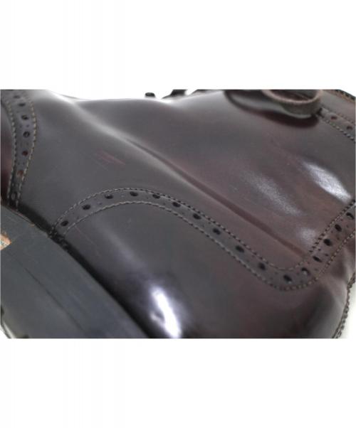 Alden（オールデン）ALDEN (オールデン) ウィングチップブーツ ブラウン サイズ:7 1/2 B/D BLUE BLUE別注の古着・服飾アイテム