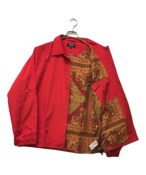 ALLY & DIA（アリーアンドダイア）ALLY & DIA (アリーアンドダイア) コーチジャケット レッド サイズ:XLの古着・服飾アイテム
