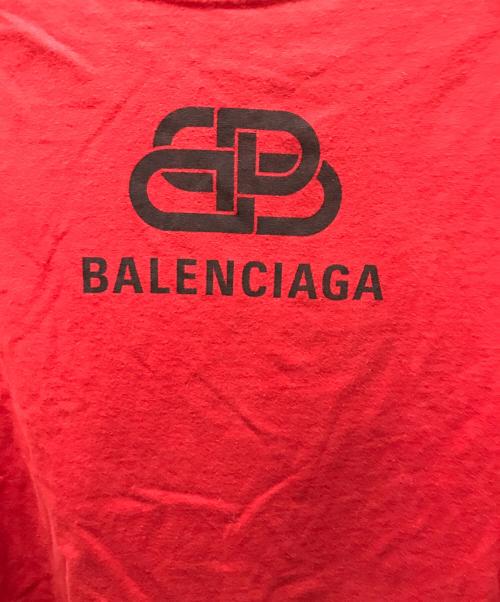 BALENCIAGA（バレンシアガ）BALENCIAGA (バレンシアガ) BB Logo Tee レッド サイズ:Ｓの古着・服飾アイテム