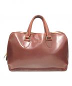 GANZOガンゾ）の古着「GUDレザーブリーフケース」｜バーガンディー