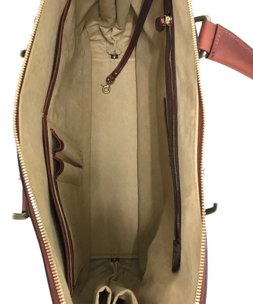 GANZO（ガンゾ）GANZO (ガンゾ) GUDレザーブリーフケース バーガンディーの古着・服飾アイテム