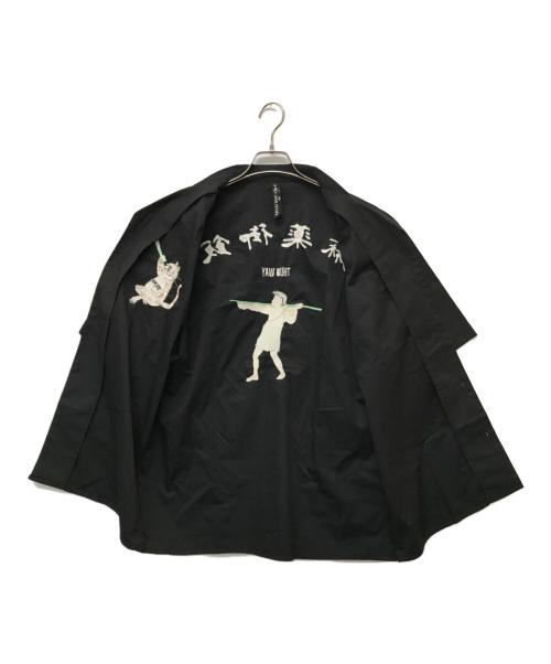 THUG WAY（サグウェイ）THUG WAY (サグウェイ) SEEQ (シーク) 麻薬御飯オープンカラーシャツ ブラック サイズ:SIZE XLの古着・服飾アイテム