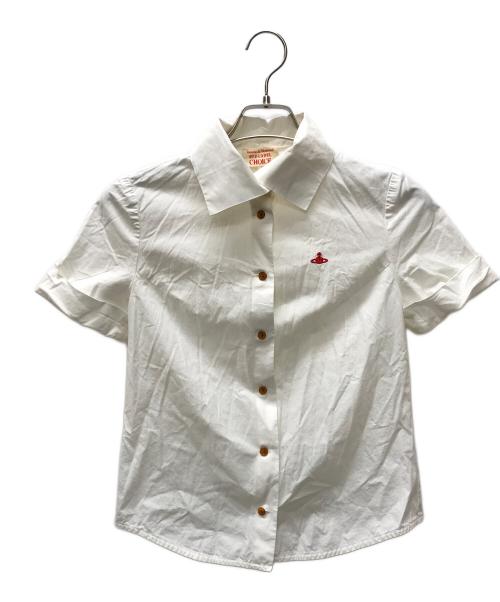 Vivienne Westwood RED LABEL（ヴィヴィアンウエストウッドレッドレーベル）Vivienne Westwood RED LABEL (ヴィヴィアンウエストウッドレッドレーベル) ショートスリーブシャツ ホワイト サイズ:2の古着・服飾アイテム