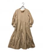 ELENDEEKエレンディーク）の古着「ティアードマキシワンピース」｜ベージュ