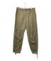 UNIVERSAL PRODUCTS.（ユニバーサルプロダクツ）の古着「COTTON LINEN FIELD TROUSERS」｜オリーブ