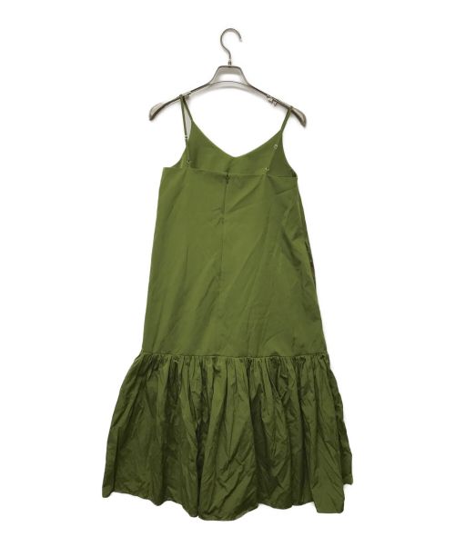 CLANE（クラネ）CLANE (クラネ) VOLUME GATHER CAMISOLE DRESS グリーン サイズ:1の古着・服飾アイテム