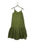 CLANE (クラネ) VOLUME GATHER CAMISOLE DRESS グリーン サイズ:1：3000円