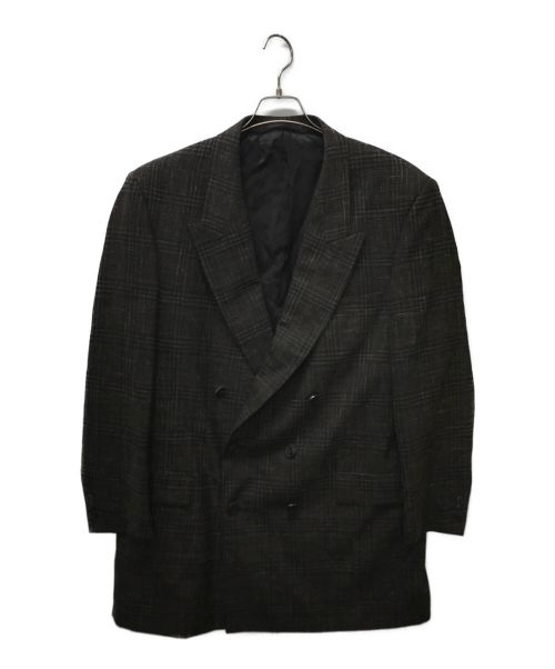 MARTINE ROSE（マーティン・ローズ）Martine rose (マーティン・ローズ) グレンチェックダブルコート ブラウン サイズ:Sの古着・服飾アイテム