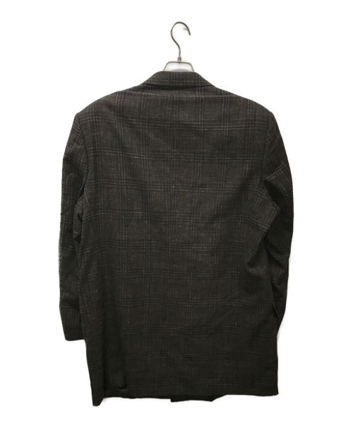 MARTINE ROSE（マーティン・ローズ）Martine rose (マーティン・ローズ) グレンチェックダブルコート ブラウン サイズ:Sの古着・服飾アイテム