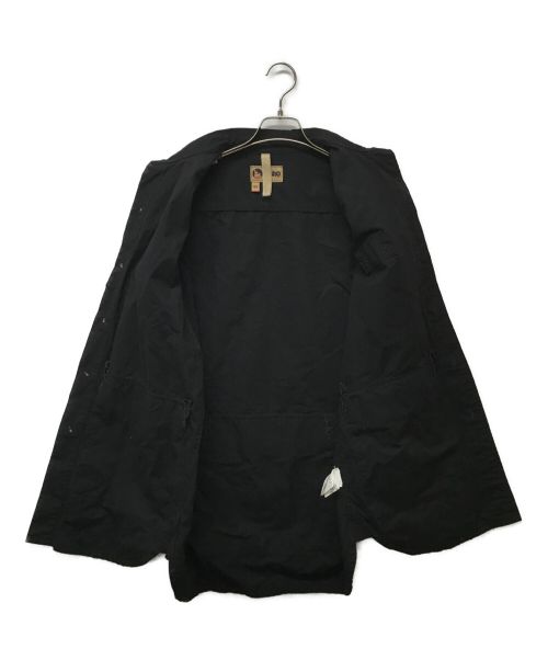 NIGEL CABOURN（ナイジェルケーボン）NIGEL CABOURN (ナイジェルケーボン) リップストップシャツジャケット ブラック サイズ:46の古着・服飾アイテム