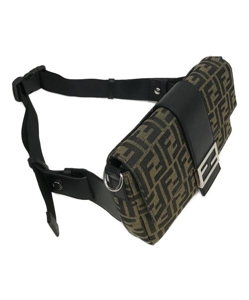 FENDI（フェンディ）FENDI (フェンディ) バゲット スリム 2WAYクラッチバッグ ブラウンの古着・服飾アイテム