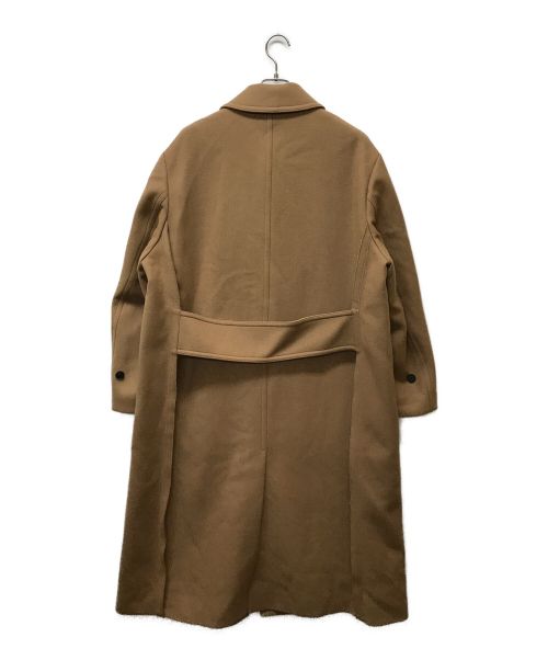 CINOH（チノ）CINOH (チノ) ウールカシミヤステンカラーコート ベージュ サイズ:46の古着・服飾アイテム