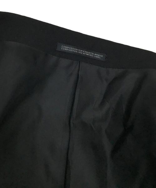 Yohji Yamamoto pour homme（ヨウジヤマモト プールオム）Yohji Yamamoto pour homme (ヨウジヤマモト プールオム) シワギャバ左右脇ファスナージャケット ブラック サイズ:4の古着・服飾アイテム