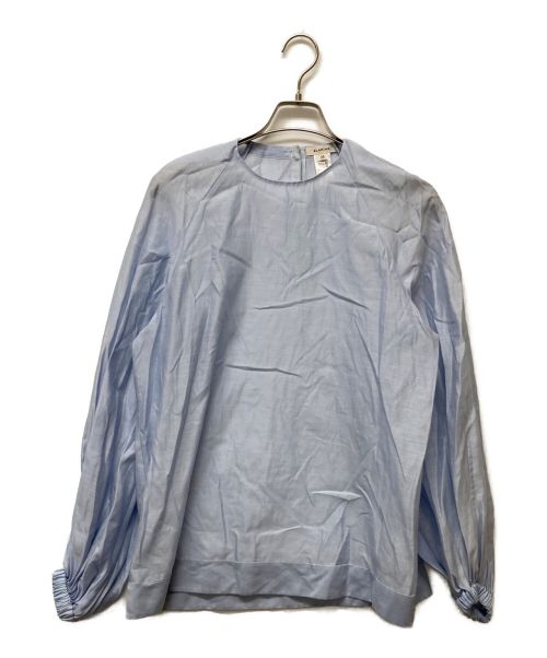 BLAMINK（ブラミンク）BLAMINK (ブラミンク) コットンシルクドルマンスリーブブラウス スカイブルー サイズ:Sの古着・服飾アイテム