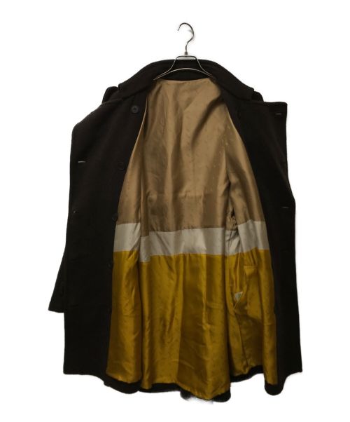 FENDI（フェンディ）FENDI (フェンディ) カシミアトレンチコート ブラウン サイズ:52の古着・服飾アイテム