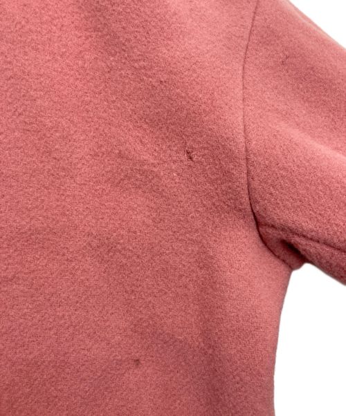 Mila Owen（ミラオーウェン）Mila Owen (ミラオーウェン) ノーカラーミドル丈コート ピンク サイズ:1の古着・服飾アイテム