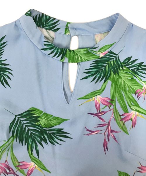 Viaggio Blu（ビアッジョブルー）Viaggio Blu (ビアッジョブルー) 長袖ブラウス ブルー サイズ:SIZE1 未使用品の古着・服飾アイテム