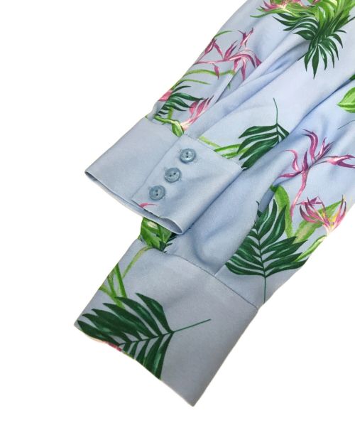 Viaggio Blu（ビアッジョブルー）Viaggio Blu (ビアッジョブルー) 長袖ブラウス ブルー サイズ:SIZE1 未使用品の古着・服飾アイテム