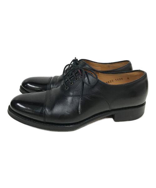 Jalan Sriwijaya（ジャランスリウァヤ）Jalan Sriwijaya (ジャランスリウァヤ) サハラ ストレートチップシューズ ブラック サイズ:4の古着・服飾アイテム