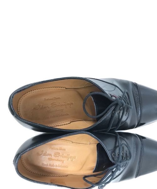 Jalan Sriwijaya（ジャランスリウァヤ）Jalan Sriwijaya (ジャランスリウァヤ) サハラ ストレートチップシューズ ブラック サイズ:4の古着・服飾アイテム