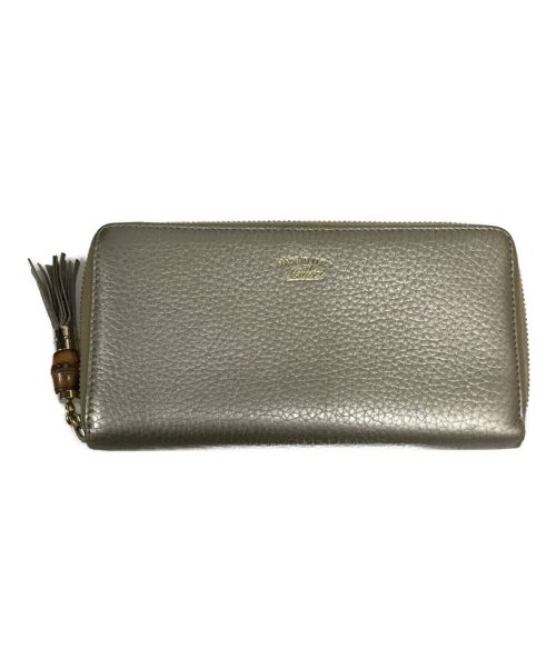 GUCCI（グッチ）GUCCI (グッチ) コンチネンタルウォレット ゴールド サイズ:表記なしの古着・服飾アイテム