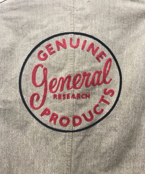 GENERAL RESEARCH（ジェネラルリサーチ）GENERAL RESEARCH (ジェネラルリサーチ) 刺繍デザインカバーオール ベージュ サイズ:2の古着・服飾アイテム