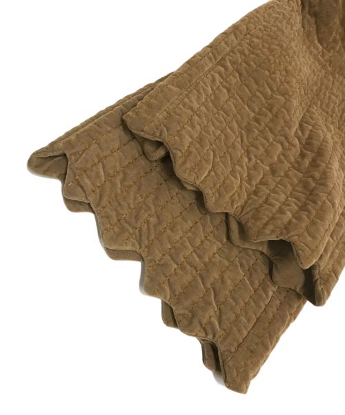 masaco teranishi（マサコテラニシ）Masaco Teranishi (マサコテラニシ) コーデュロイキルティングパンツ ブラウン サイズ:S 未使用品の古着・服飾アイテム