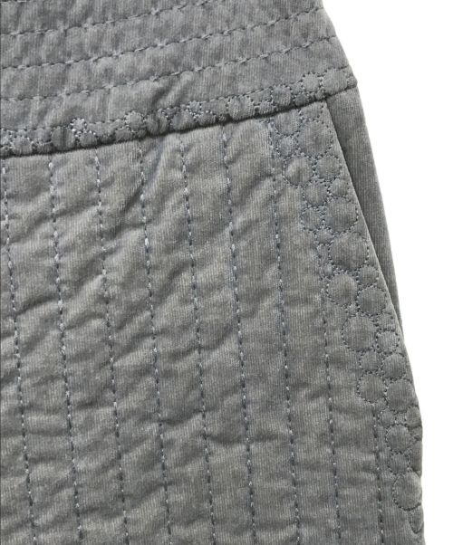 masaco teranishi（マサコテラニシ）masaco teranishi (マサコテラニシ) コーデュロイキルティングパンツ ブルー サイズ:SIZE M 未使用品の古着・服飾アイテム