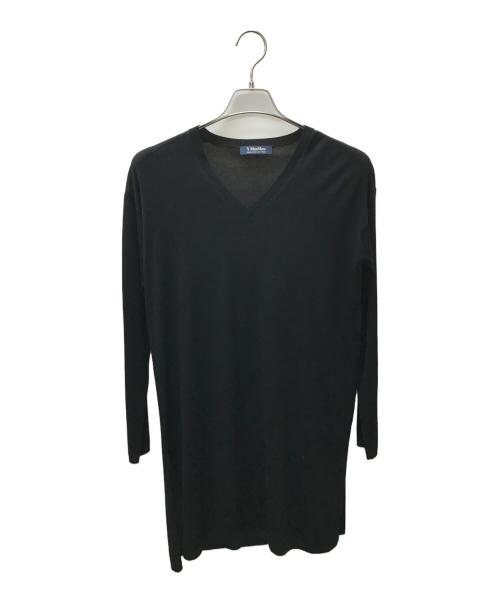 'S Max Mara（エスマックスマーラ）'S Max Mara (エスマックスマーラ) ニットワンピース ブラック サイズ:Ｍの古着・服飾アイテム