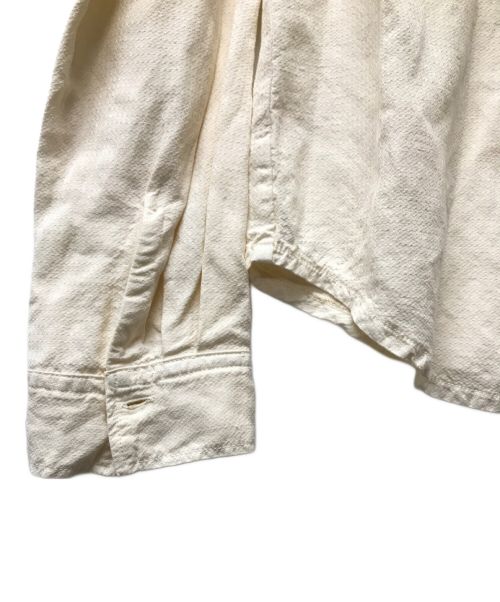 forte forte（フォルテ・フォルテ）forte forte (フォルテ・フォルテ) フリルシャツ ベージュ サイズ:SIZE 1の古着・服飾アイテム