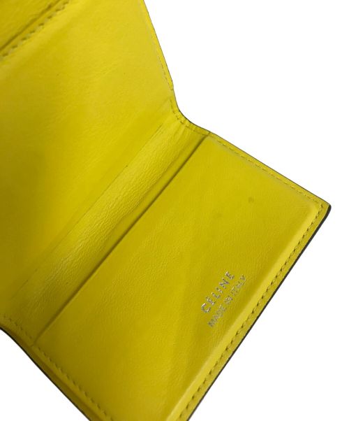 CELINE（セリーヌ）CELINE (セリーヌ) スモール フラップウォレット グレー サイズ:表記なしの古着・服飾アイテム