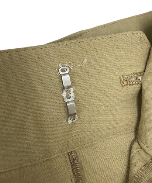 Louren（ローレン）louren (ローレン) 2タックパンツ highwaist straight pant ベージュ サイズ:SIZE Sの古着・服飾アイテム