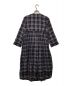 ne quittez pas (ヌキテパ) 金糸チェックロングカーディガン ネイビー サイズ:F：4000円