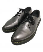 Dr.Martensドクターマーチン）の古着「エナメル3ホールシューズ」｜グレー