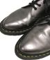 中古・古着 Dr.Martens (ドクターマーチン) エナメル3ホールシューズ グレー サイズ:24cm：5000円