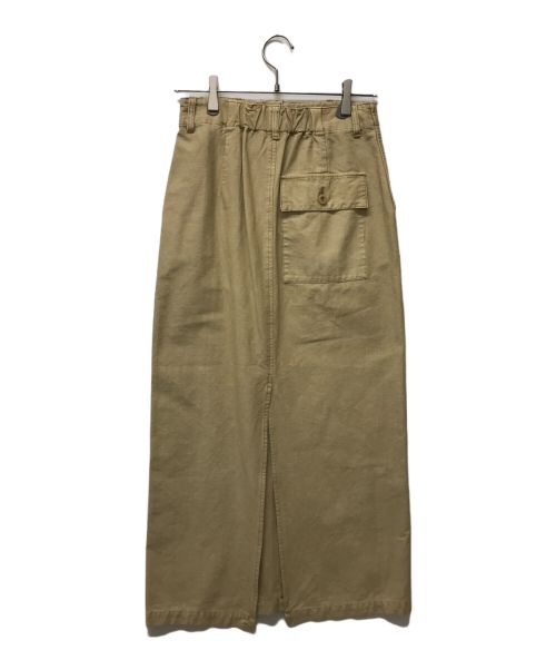 Spick and Span（スピックアンドスパン）Spick and Span (スピックアンドスパン) ガーメントダイタイトスカート ベージュ サイズ:38 未使用品の古着・服飾アイテム