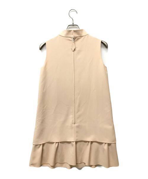 daisy lin for foxey（デイジーリン フォー フォクシー）daisy lin for foxey (デイジーリン フォー フォクシー) ドラクロア ノースリーブワンピース ベージュ サイズ:40の古着・服飾アイテム