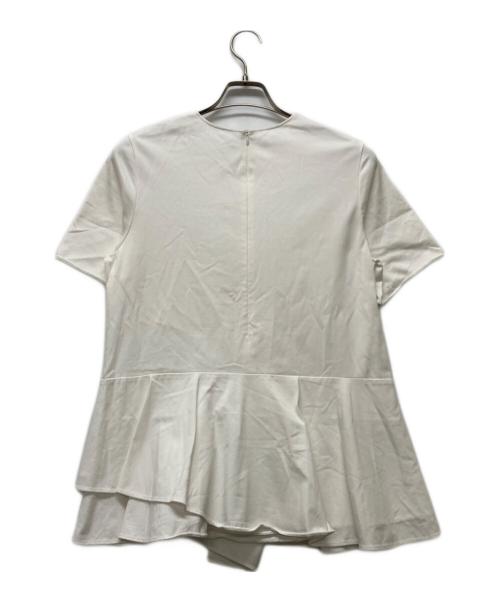 theory luxe（セオリーリュクス）theory luxe (セオリーリュクス) ラッフル裾カットソー ホワイト サイズ:Ｍの古着・服飾アイテム