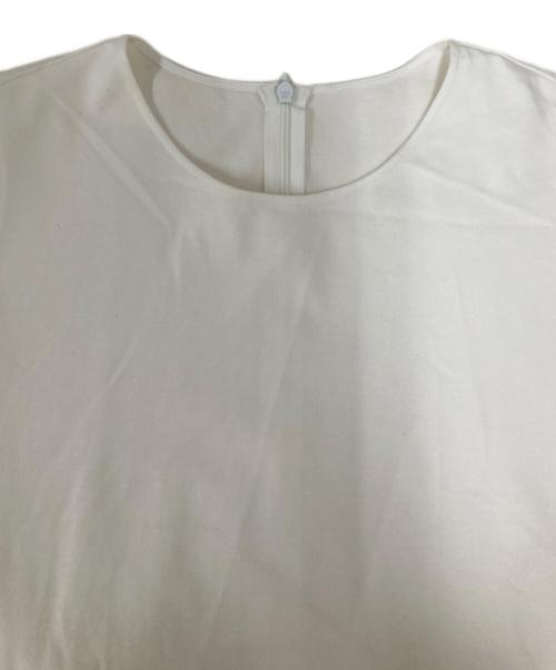 theory luxe（セオリーリュクス）theory luxe (セオリーリュクス) ラッフル裾カットソー ホワイト サイズ:Ｍの古着・服飾アイテム