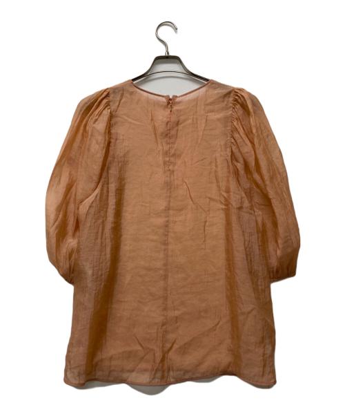 EPOCA（エポカ）EPOCA (エポカ) ナイロンシルク シアーブラウス ピンク サイズ:40の古着・服飾アイテム