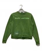 MARC JACOBSマークジェイコブズ）の古着「ロゴ刺繍スウェット」｜グリーン