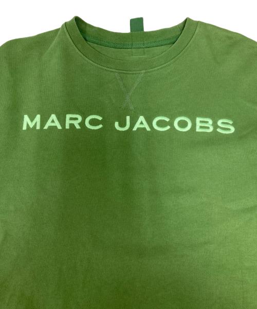 MARC JACOBS（マークジェイコブズ）MARC JACOBS (マークジェイコブス) ロゴ刺繍スウェット グリーン サイズ:ＸＳの古着・服飾アイテム