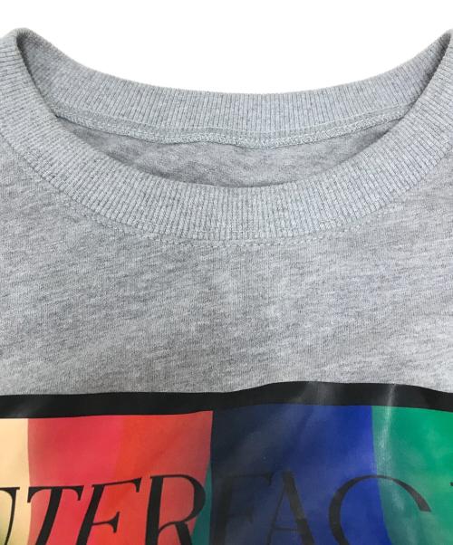 ROSE BUD（ローズバッド）ROSE BUD (ローズバッド) OKIRAKU (オキラク) ジョーゼット＆カットソードッキングミニワンピース グレー サイズ:Freeの古着・服飾アイテム