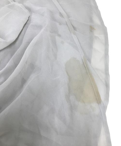 ROSE BUD（ローズバッド）ROSE BUD (ローズバッド) OKIRAKU (オキラク) ジョーゼット＆カットソードッキングミニワンピース グレー サイズ:Freeの古着・服飾アイテム