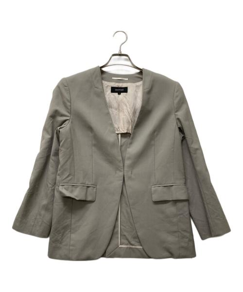 UNTITLED（アンタイトル）UNTITLED (アンタイトル) マニッシュトロピカル ベーシックジャケット グレー サイズ:SIZE 2の古着・服飾アイテム