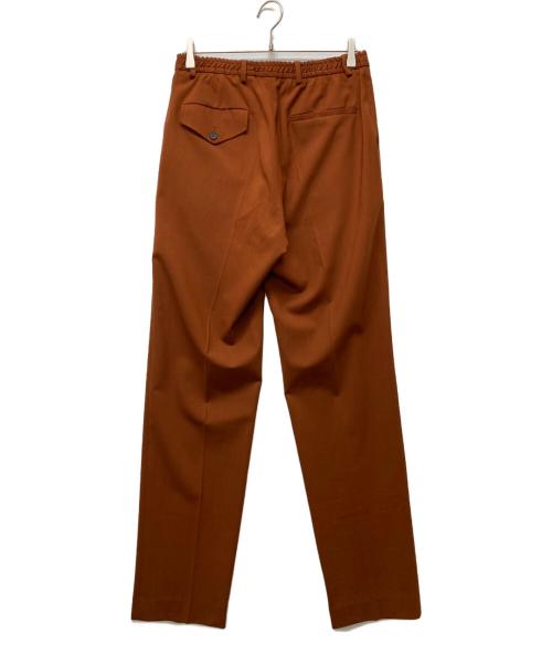 CMMN SWDN（コモンスウェーデン）CMMN SWDN (コモンスウェーデン) 2タックイージーウールスラックス ブラウン サイズ:46の古着・服飾アイテム